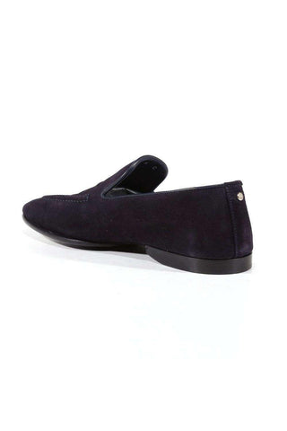 Cesare Paciotti Camoscio Navy Suede Loafers (CPM3129)