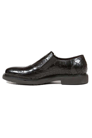 Cesare Paciotti Cocco Lux Rete Black Loafers (CPM5000)