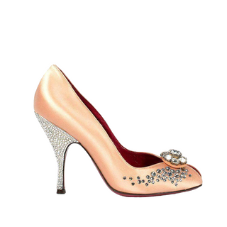 Cesare Paciotti Crystalized Satin Evening Pumps (CPWCRY251)-AmbrogioShoes