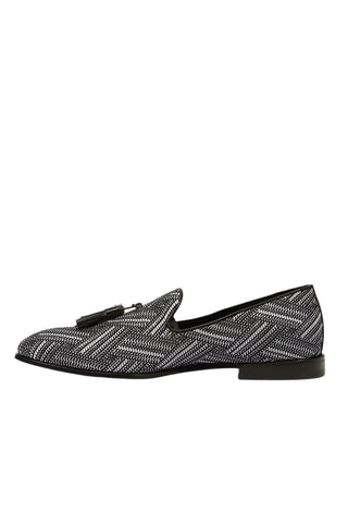 Cesare Paciotti Glam Black Silver Moccassins (CPM5355)