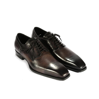 Cesare Paciotti Gray Leather Oxfords (CPM5489)