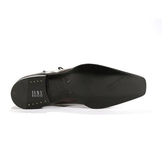 Cesare Paciotti Gray Leather Oxfords (CPM5489)