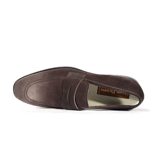 Cesare Paciotti Gray Suede Penny Loafers (CPM564)