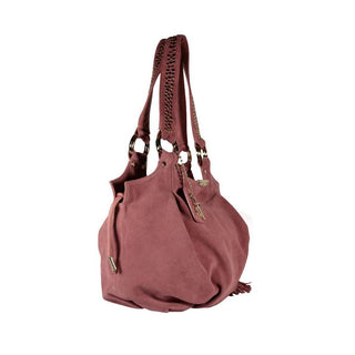 Cesare Paciotti Handbag Large Suede Rose Tote Bag (CP1508)
