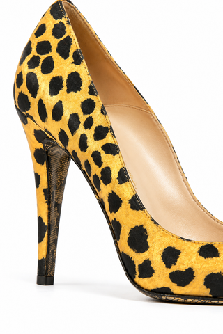 Cesare Paciotti Leopard Leather Pumps PB878110T (CPW642)