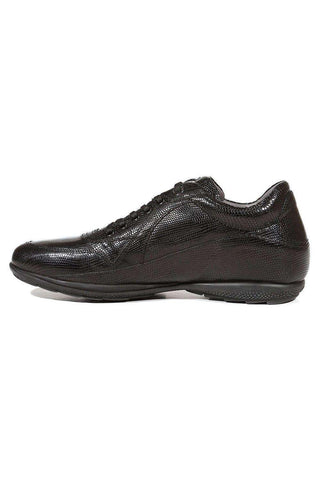 Cesare Paciotti Lizard Calf Black Sneakers (CPM5025)