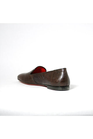 Cesare Paciotti Lizard Fondente Loafer-AmbrogioShoes