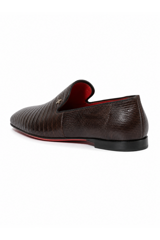 Cesare Paciotti Lizard Fondente Loafer