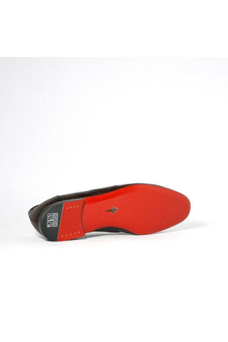 Cesare Paciotti Lizard Fondente Loafer-AmbrogioShoes