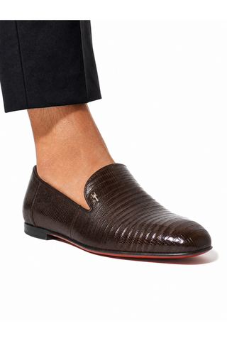 Cesare Paciotti Lizard Fondente Loafer