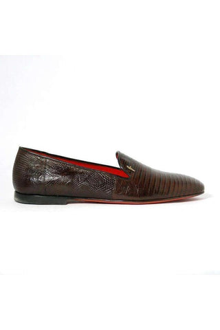 Cesare Paciotti Lizard Fondente Loafer-AmbrogioShoes