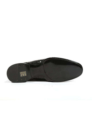 Cesare Paciotti Loafers Croc Embossed Cocco Lux Black PK (CPM5448)