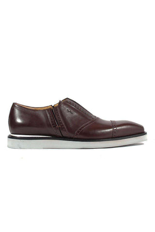 Cesare Paciotti Luxury Italian Men's Designer Shoes Amazzonia Fondente Brown Leather Loafers (CPM2662)