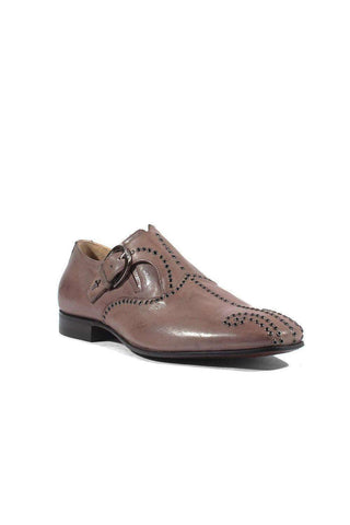 Cesare Paciotti Luxury Italian Men's Designer Shoes Amazzonia Taupe Leather Loafers (CPM2615)