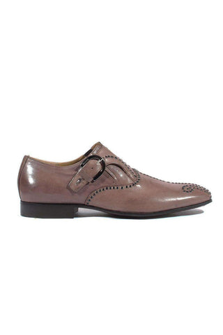 Cesare Paciotti Luxury Italian Men's Designer Shoes Amazzonia Taupe Leather Loafers (CPM2615)