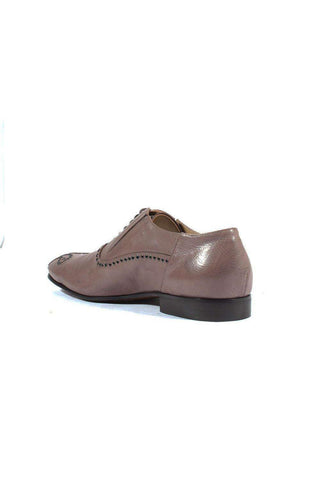 Cesare Paciotti Luxury Italian Men's Designer Shoes Amazzonia Taupe Leather Oxfords (CPM2616)