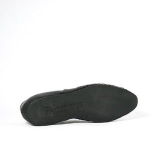 Cesare Paciotti Luxury Italian Baby Horse Black Nappa Loafers (CPM2326)