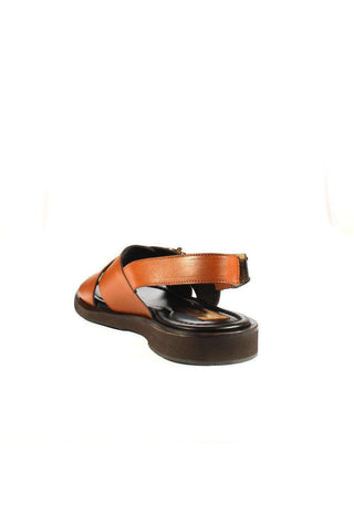 Cesare Paciotti Luxury Italian Men's Designer Shoes Biscotto Buckle Logo Glass Leather Sandals (CPM2375)
