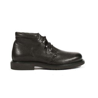 Cesare Paciotti Luxury Italian Boots Mens Black Leather Foam Sole Italian Shoes (CPM5475)-AmbrogioShoes