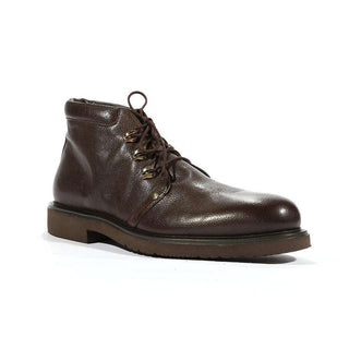Cesare Paciotti Luxury Italian Boots Mens Brown Leather Foam Sole Italian Shoes (CPM5476)-AmbrogioShoes
