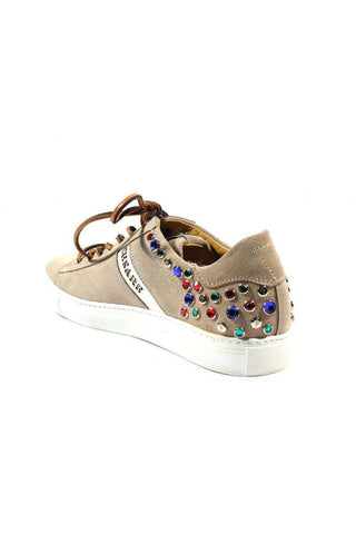 Cesare Paciotti Luxury Italian Men's Designer Shoes Cam Sasson Calf Bianco Leather Sneakers (CPM2431)