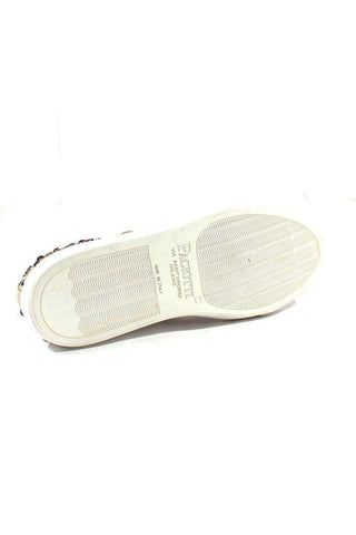 Cesare Paciotti Luxury Italian Men's Designer Shoes Cam Sasson Calf Bianco Leather Sneakers (CPM2431)