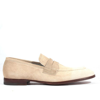 Cesare Paciotti Luxury Italian Designer Mens Shoes Two-Tone Beige Oxfords (CPM565)-AmbrogioShoes