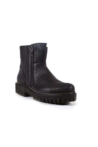 Cesare Paciotti Luxury Italian Men's Designer Shoes Elefante Black Leather Boots (CPM3076)