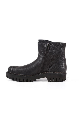 Cesare Paciotti Luxury Italian Men's Designer Shoes Elefante Black Leather Boots (CPM3076)