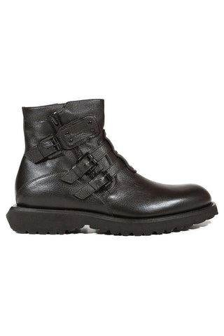 Cesare Paciotti Luxury Italian Men's Designer Shoes Granello Black Boots (CPM5002)