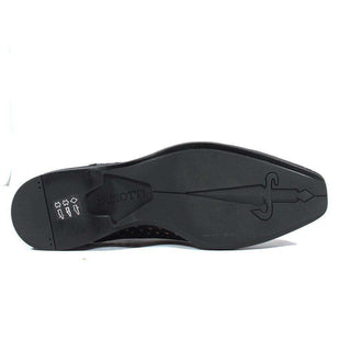 Cesare Paciotti Luxury Italian Italian Mens Shoes Magic Baby Black Leather Oxfords (CPM2634)-AmbrogioShoes