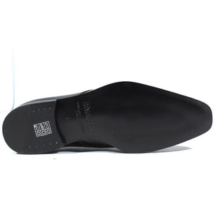 Cesare Paciotti Luxury Italian Italian Mens Shoes Magic Baby Black Leather Oxfords (CPM2656)-AmbrogioShoes