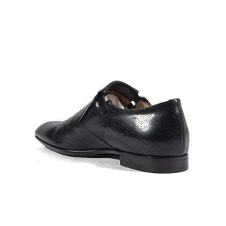 Cesare Paciotti Luxury Italian Italian Mens Shoes Magic Baby Eco Black Leather Loafers (CPM2630)-AmbrogioShoes