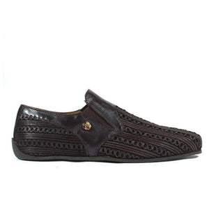 Cesare Paciotti Luxury Italian Italian Mens Shoes Pannelo Black Leather Loafers (CPM2638)-AmbrogioShoes