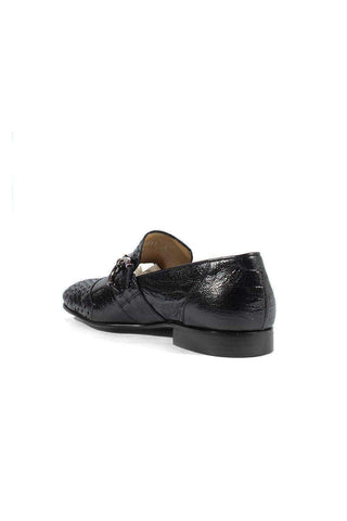 Cesare Paciotti Luxury Italian Men's Designer Shoes Magic Baby Black Struz Leather Loafers (CPM2618)