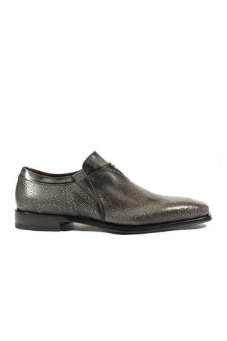 Cesare Paciotti Luxury Italian Men's Designer Shoes Magic Old Antracite Leather Loafers (CPM2585)
