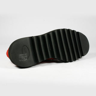 Cesare Paciotti Luxury Italian Men Shoes Camoscio Red Suede Oxfords (CPM2235)-AmbrogioShoes