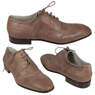 Cesare Paciotti Luxury Italian Men Shoes Light Brown Leather Oxfords (CPM767)-AmbrogioShoes