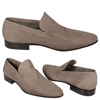 Cesare Paciotti Luxury Italian Men Shoes Suede Loafers Taupe (CPM713)-AmbrogioShoes