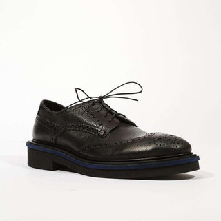 Cesare Paciotti Luxury Italian Men's 308 Madison China Black Oxfords (CPM5306)-AmbrogioShoes
