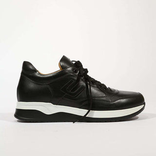 Cesare Paciotti Luxury Italian Men's 4US Calf Black Sneakers (CPM5317)-AmbrogioShoes