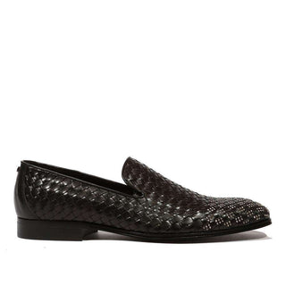 Cesare Paciotti Luxury Italian Men's Baby Lux Black Loafers (CPM5139)-AmbrogioShoes