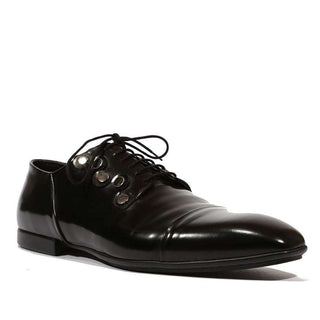Cesare Paciotti Luxury Italian Men's Baio Black Oxfords (CPM5143)-AmbrogioShoes
