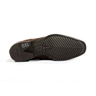Cesare Paciotti Luxury Italian Mens Boots Suede Vit Camoscio Caffe Shoes (CPM5434)-AmbrogioShoes