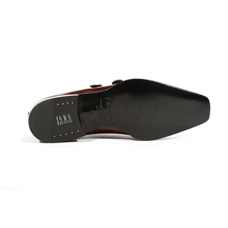 Cesare Paciotti Luxury Italian Mens Buckhold Loafers Baio Bordeaux Shoes (CPM5459)-AmbrogioShoes