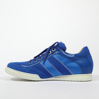 Cesare Paciotti Luxury Italian Men's Cam Denim White Blue White Sneakers (CPM5123)-AmbrogioShoes