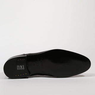 Cesare Paciotti Luxury Italian Men's Cocco Soft Black Oxfords (CPM5337)-AmbrogioShoes