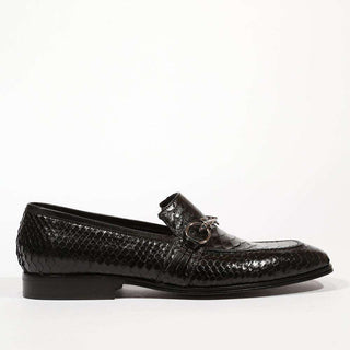 Cesare Paciotti Luxury Italian Men's Curtus Black Leather Loafers (CPM5332)-AmbrogioShoes