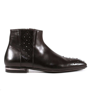 Cesare Paciotti Luxury Italian Mens Shoes Baby Lux Black Boots (CPM3027)-AmbrogioShoes