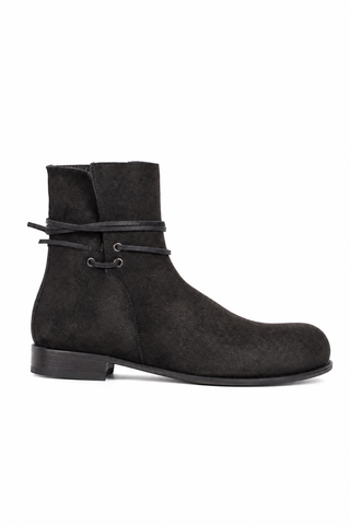 Cesare Paciotti Luxury Italian Men's Designer Shoes Black Suede Boots (CPM2019)